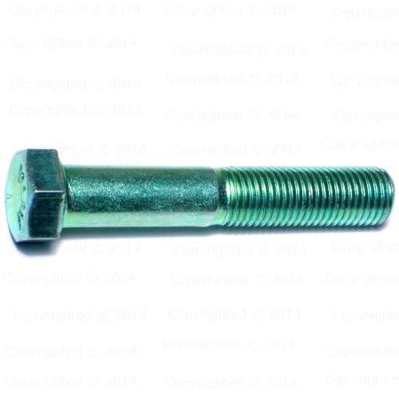 Green Rinse Fine Grade 5 Hex Cap Screws - 7/16" Diameter