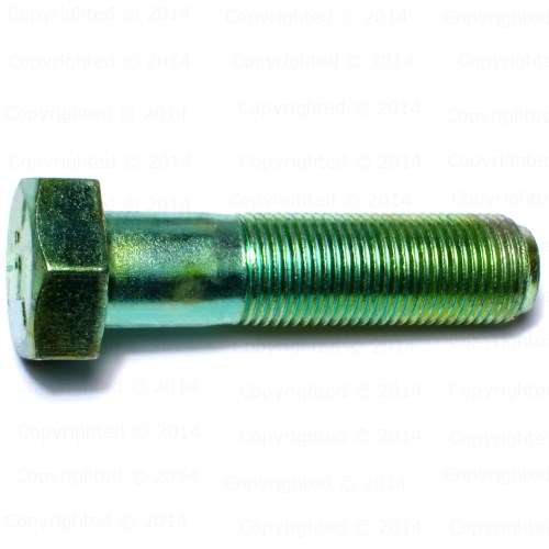 Green Rinse Fine Grade 5 Hex Cap Screws - 5/8" Diameter
