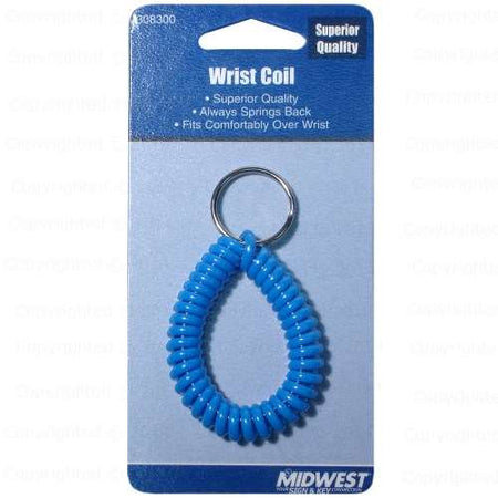 Spiral Wrist Coil Key Ring