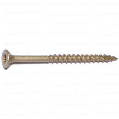 9 x 1-1/2 Saberdrive Tan XL1500 Coated Exterior Star Drive Multi-Purpose  Deck Screws 1 LB, Approx. 153 Pieces: : Industrial & Scientific