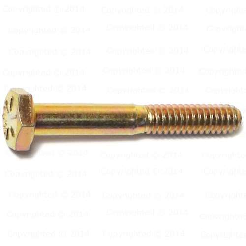 Coarse Hex Cap Screws - 1/4" Diameter