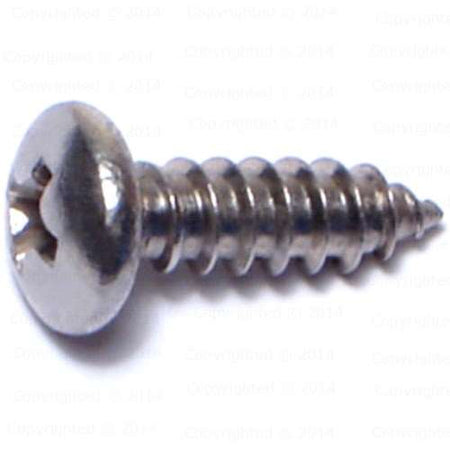 Stainless Steel Phillips Pan Head Sheet Metal Screws - #10 Diameter