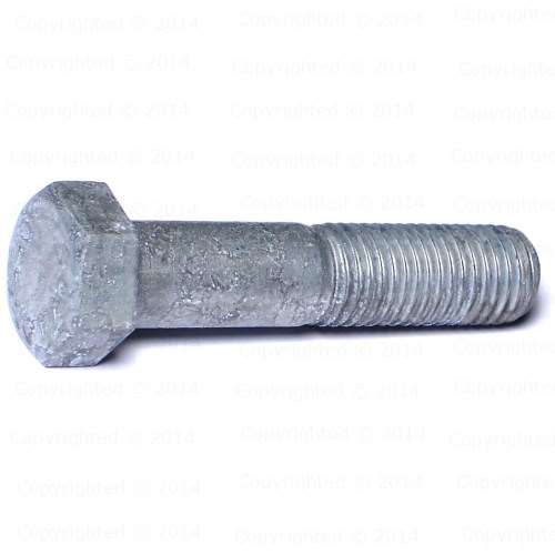 Galvanized Hex Cap Screws - 3/4" Diameter