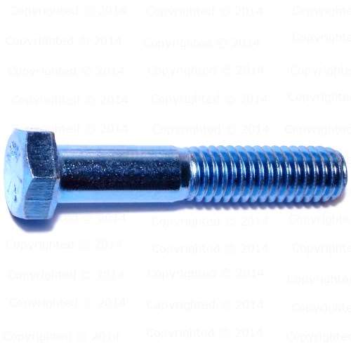 Blue Rinse Coarse Grade 8 Hex Cap Screws - 3/8" Diameter