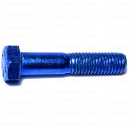 Blue Rinse Coarse Grade 8 Hex Cap Screws - 1/2" Diameter