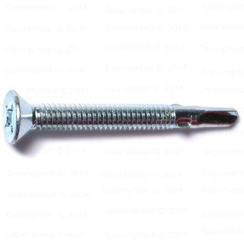 Phillips Flat Head Self-Drilling Screws with Wings
