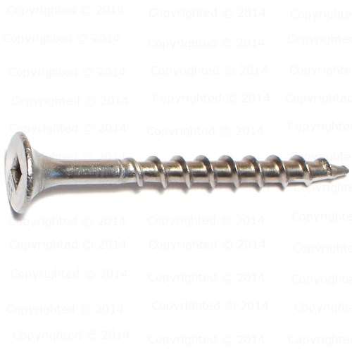 Square Drive Stainless Steel Deck Screws