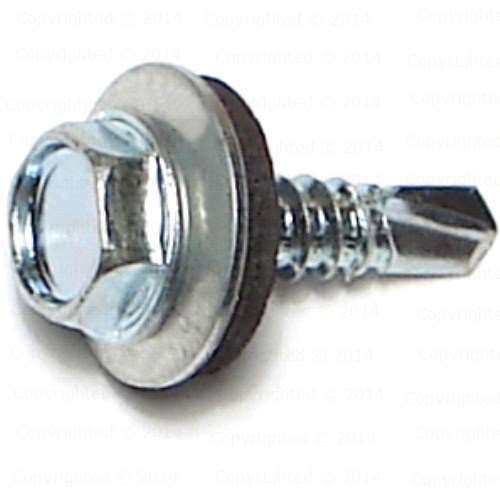Self-Drilling Hex Head Screw with Washer – ScrewsAndBolts.com