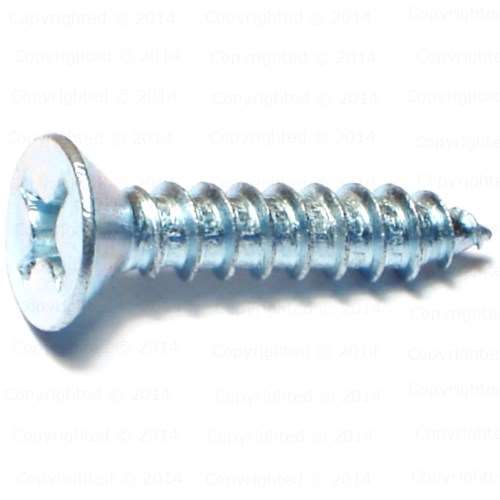 Phillips Flat Head Sheet Metal Screws - 1/4" Diameter