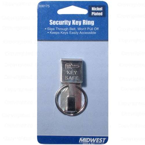 High Security Belt Hook Key Ring