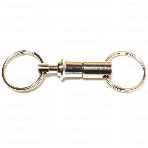 Quick Release Pull Apart  Key Ring