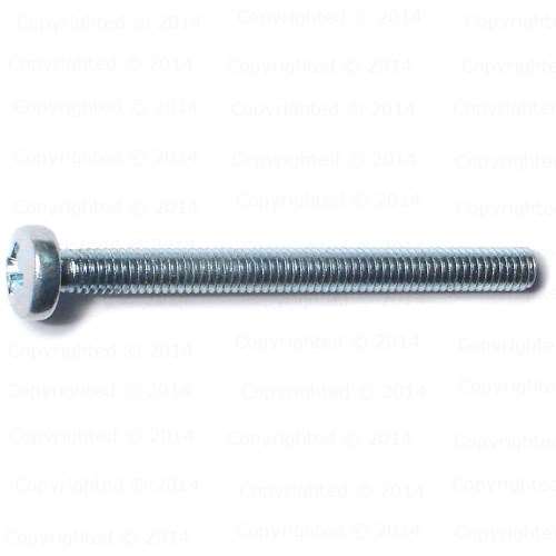 Phillips Pan Head Machine Screws - 4mm Diameter