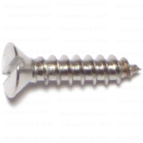 Stainless Steel Slotted Flat Head Sheet Metal Screws – ScrewsAndBolts.com