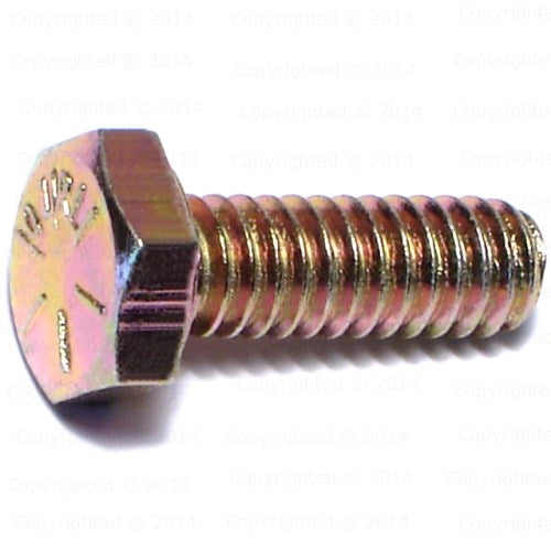 Grade 8 Coarse Thread Hex Cap Screws - 1/4" Diameter NC-2540