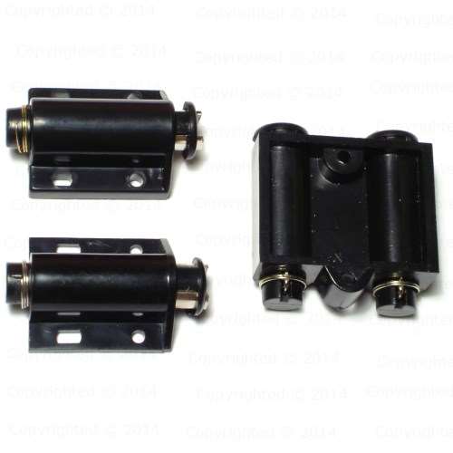 Black Magnetic Single Cabinet Latches