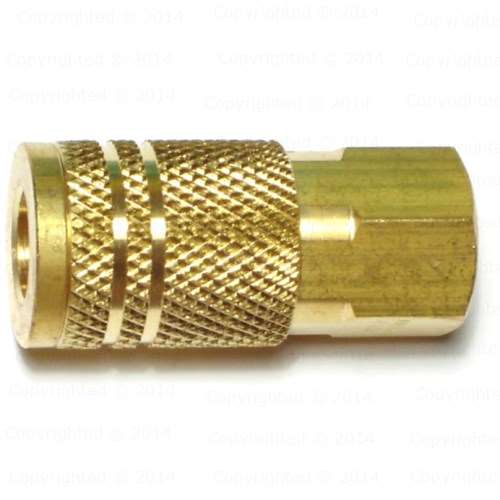 1/4 IP Female Air Hose Couplers - Brass