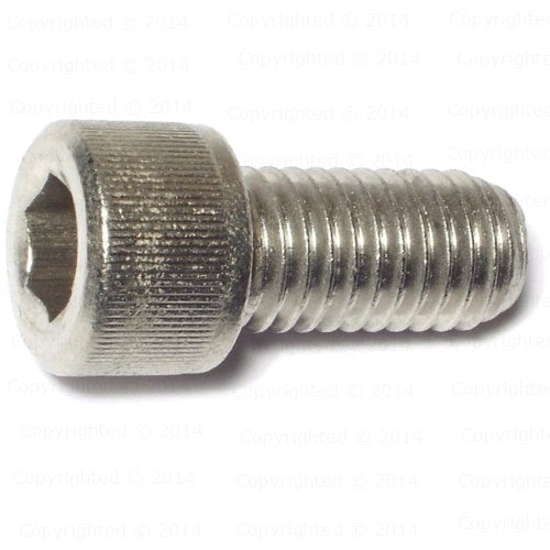 Stainless Steel Coarse Thread Socket Cap Screws - 1/2" Diameter