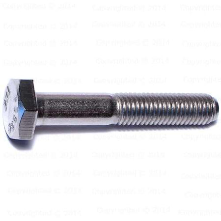 Stainless Steel Hex Cap Screws - 1/4" Diameter - Fine Thread