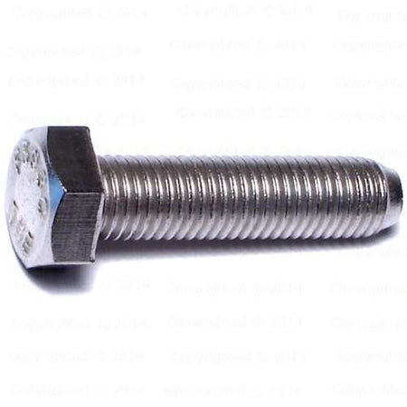 Stainless Steel Hex Cap Screws - 5/16" Diameter - Fine Thread