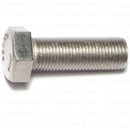 Stainless Steel Hex Cap Screws - 1/2" Diameter - Fine Thread