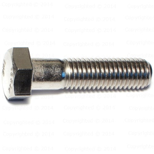 Stainless Steel Coarse Thread Cap Screws - 5/8" Diameter