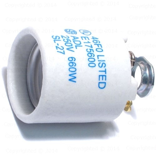 Medium Porcelain Screw Base Electrical Socket – ScrewsAndBolts.com