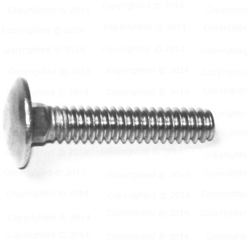 Stainless Steel Carriage Bolts - 3/16" Diameter